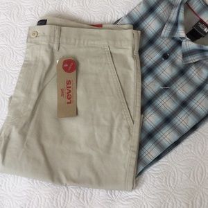 NWT straight chino shorts by Levi's